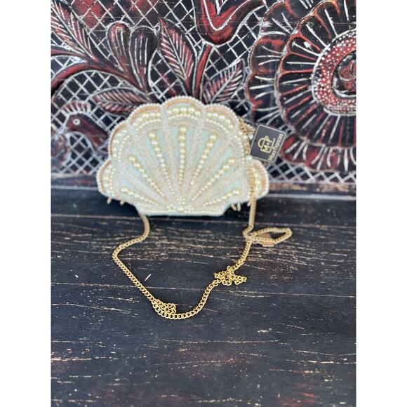 Mary Frances Seaside Beaded Crossbody Handbag - Picture 2 of 11